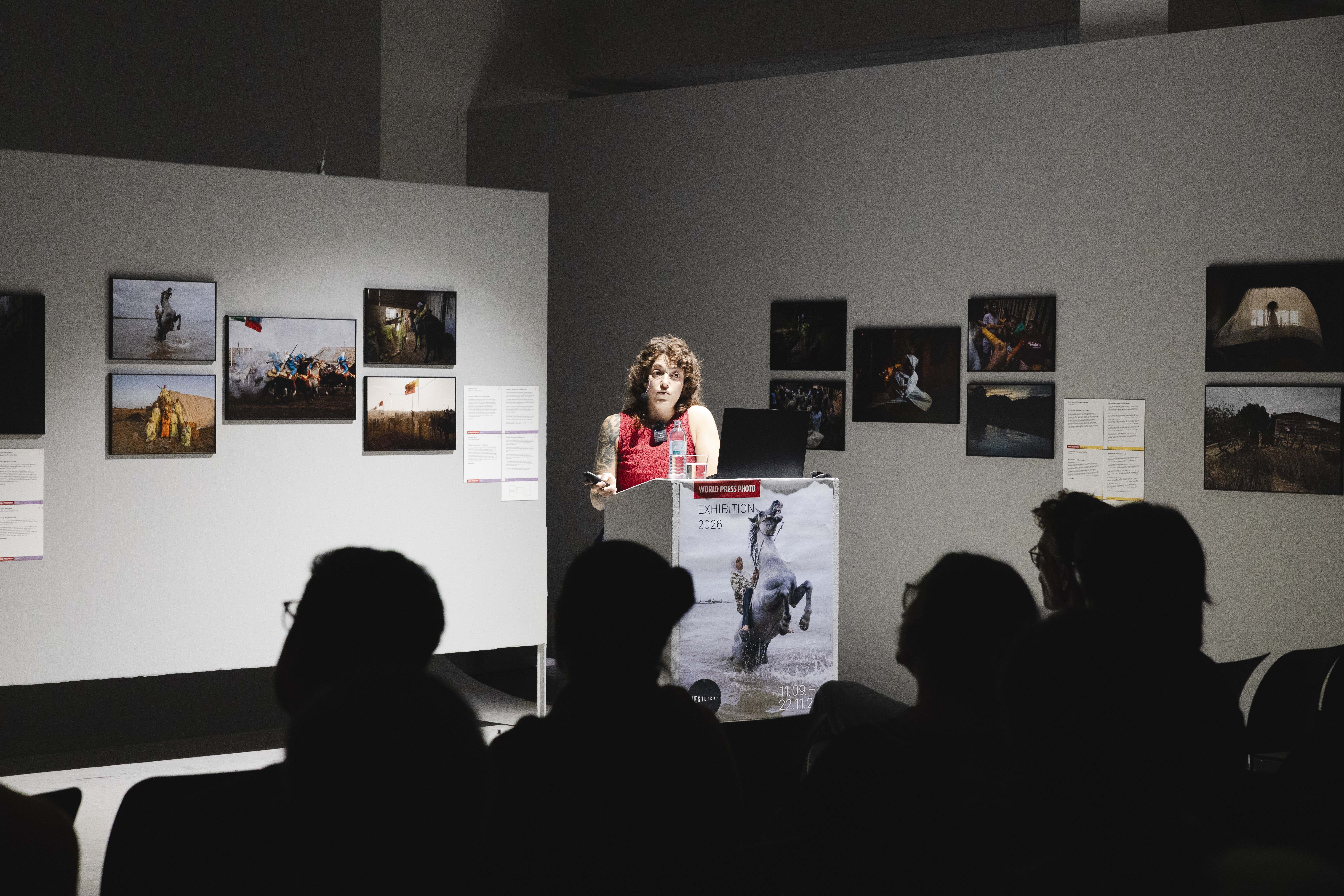 Chantal Pinzi Talk at Photomuseum WestLicht shot by Lucas Tuan-Anh Nguyen