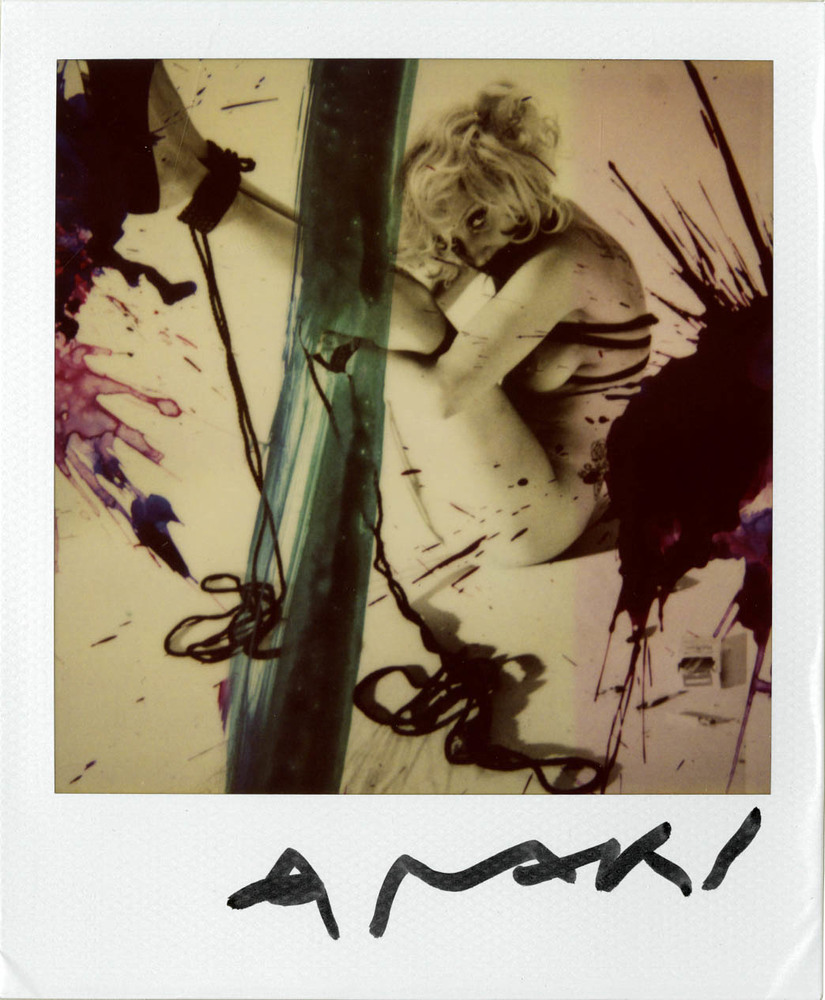 Lady Gaga (Bondage overpainting) print by Nobuyoshi Araki – OstLicht