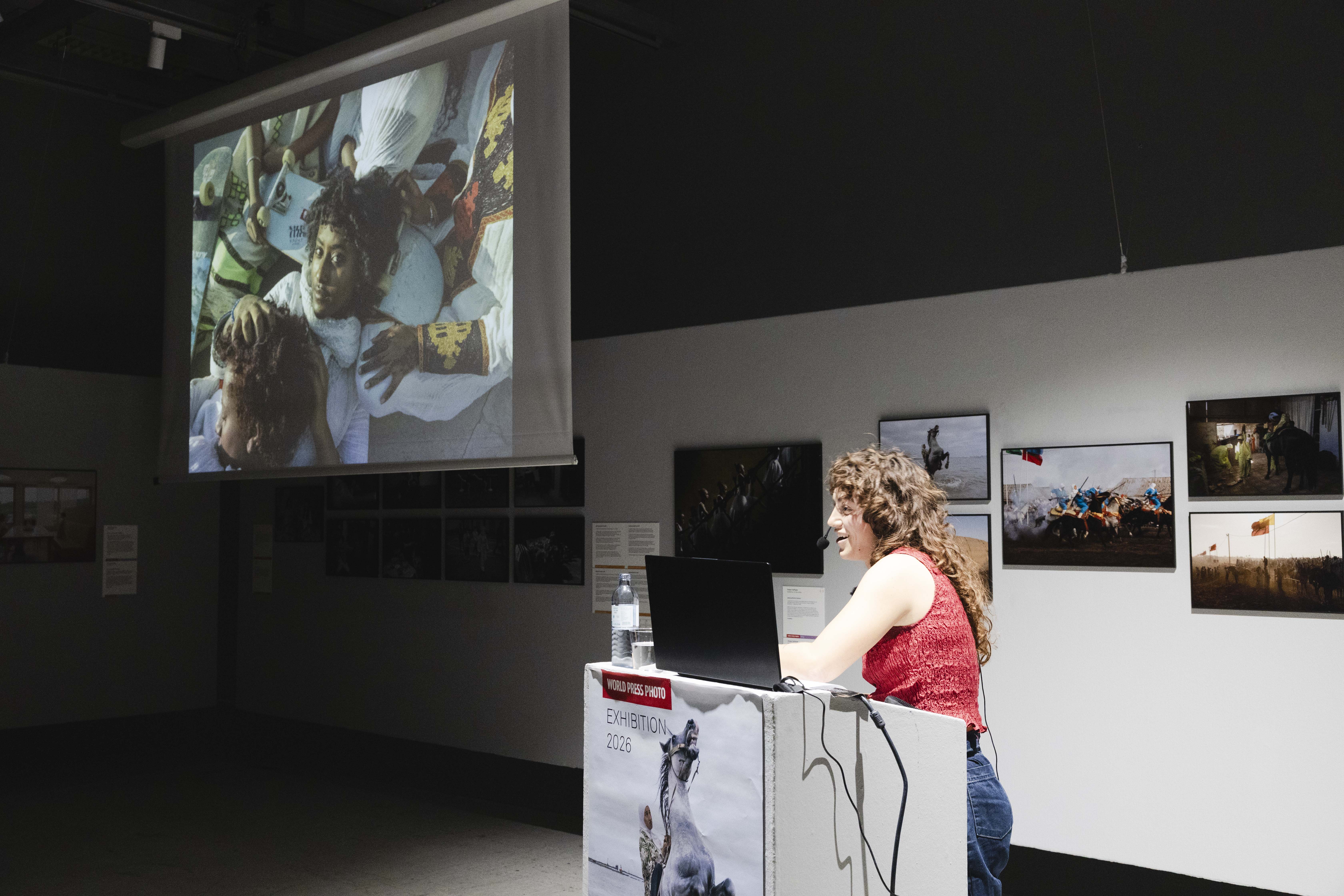 Chantal Pinzi Talk at Photomuseum WestLicht shot by Lucas Tuan-Anh Nguyen