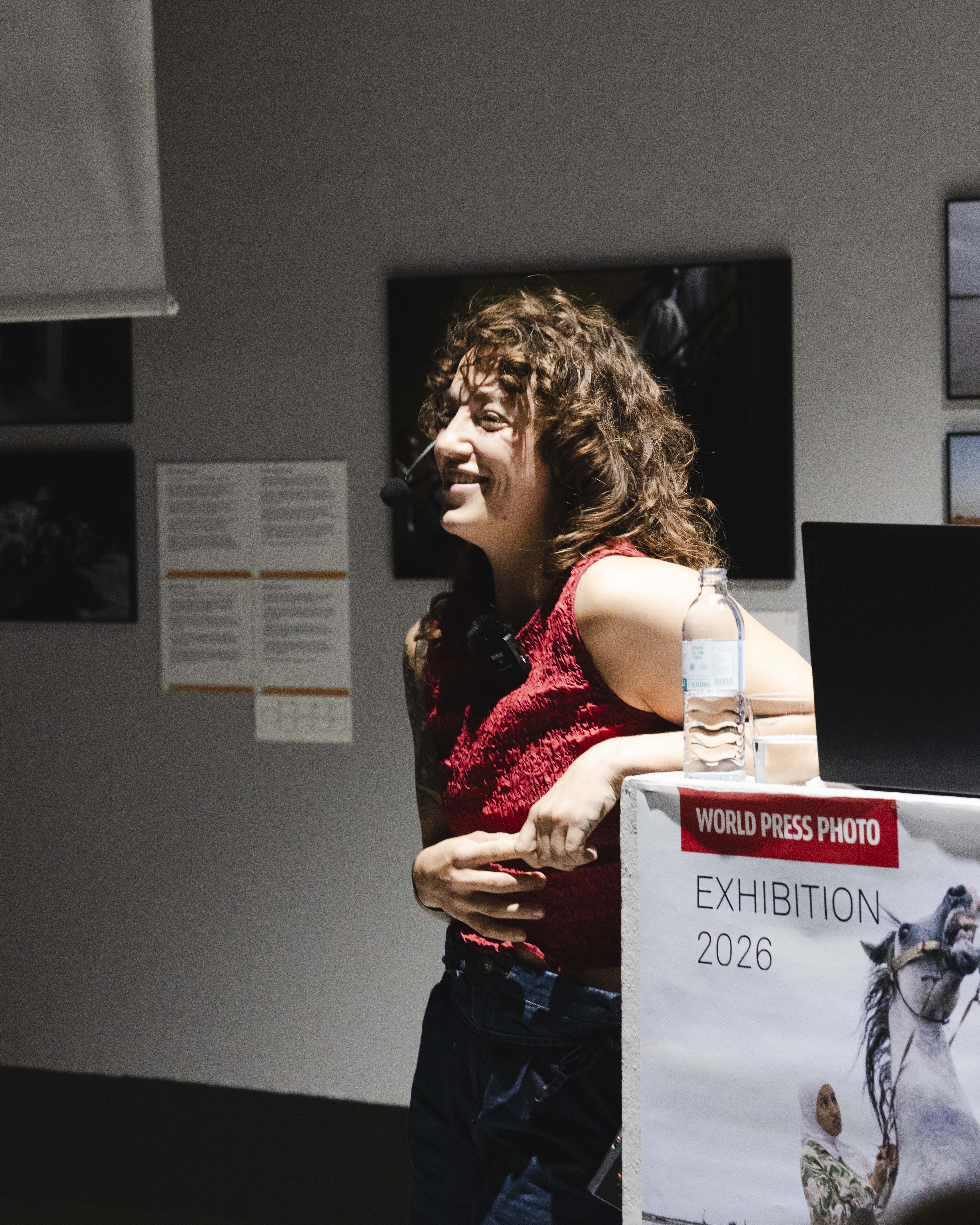 Chantal Pinzi Talk at Photomuseum WestLicht shot by Lucas Tuan-Anh Nguyen