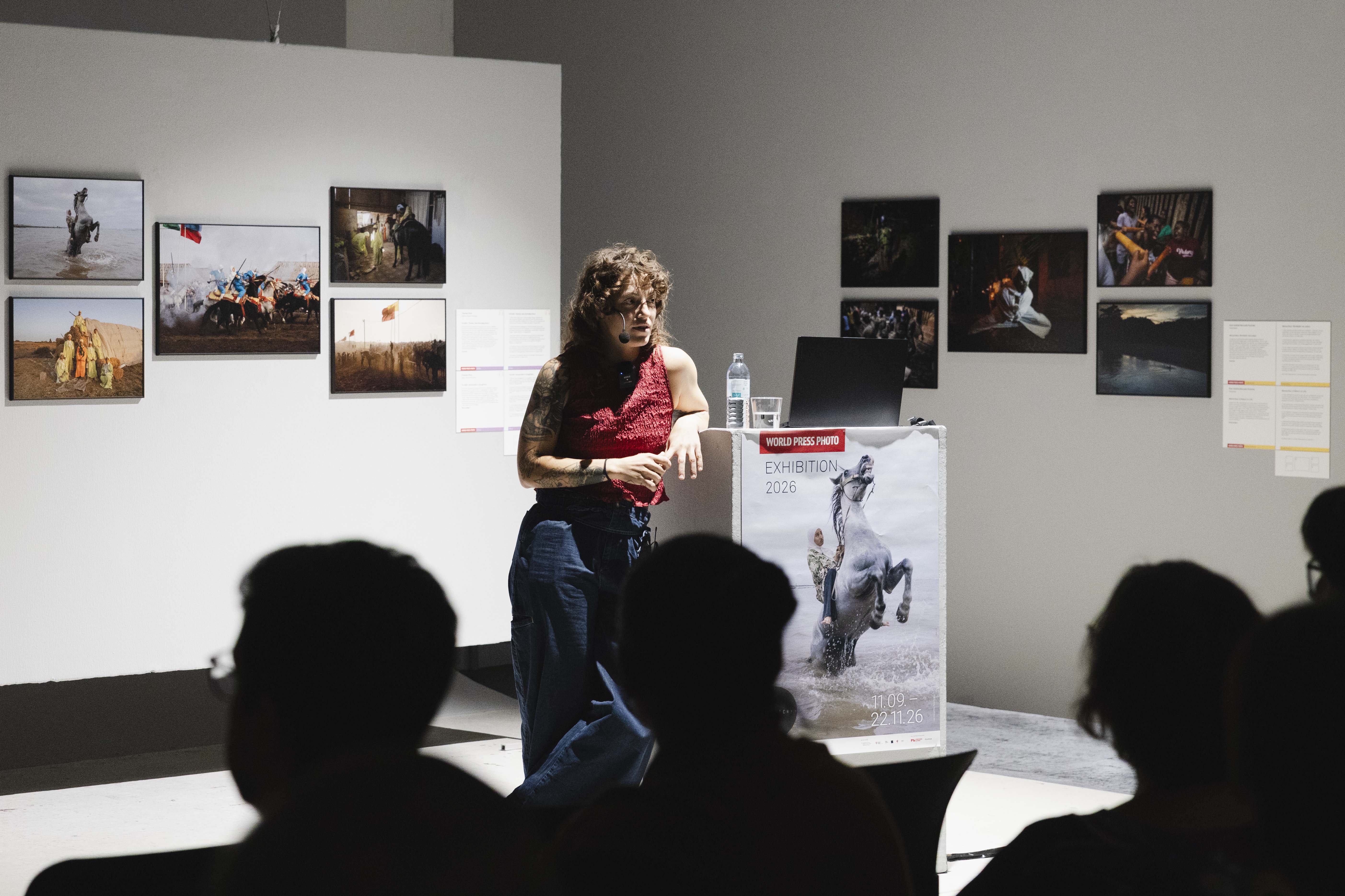 Chantal Pinzi Talk at Photomuseum WestLicht shot by Lucas Tuan-Anh Nguyen